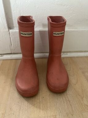 Hunter Toddler Rose Rain Boots